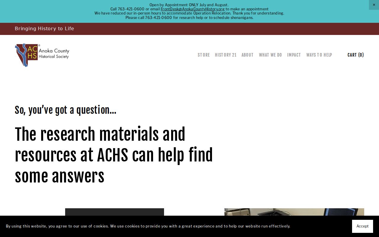 Andover city directory research resources at the Anoka County Historical Society